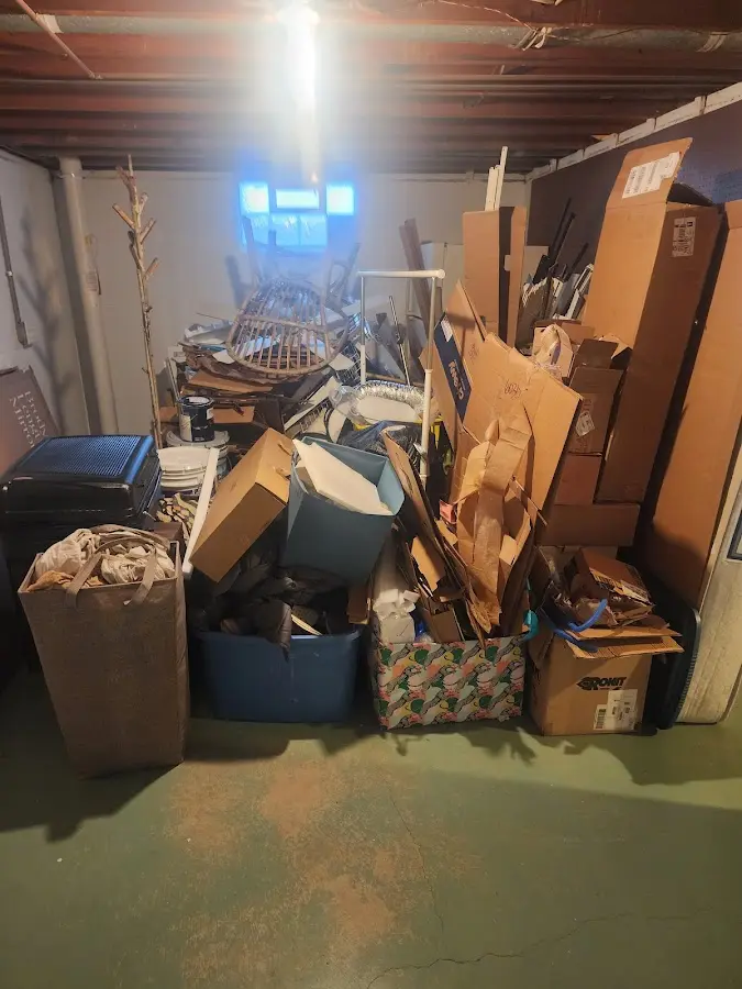 Roll-off dumpster container at job site for Yard Waste Dumpster Rental in Arcata